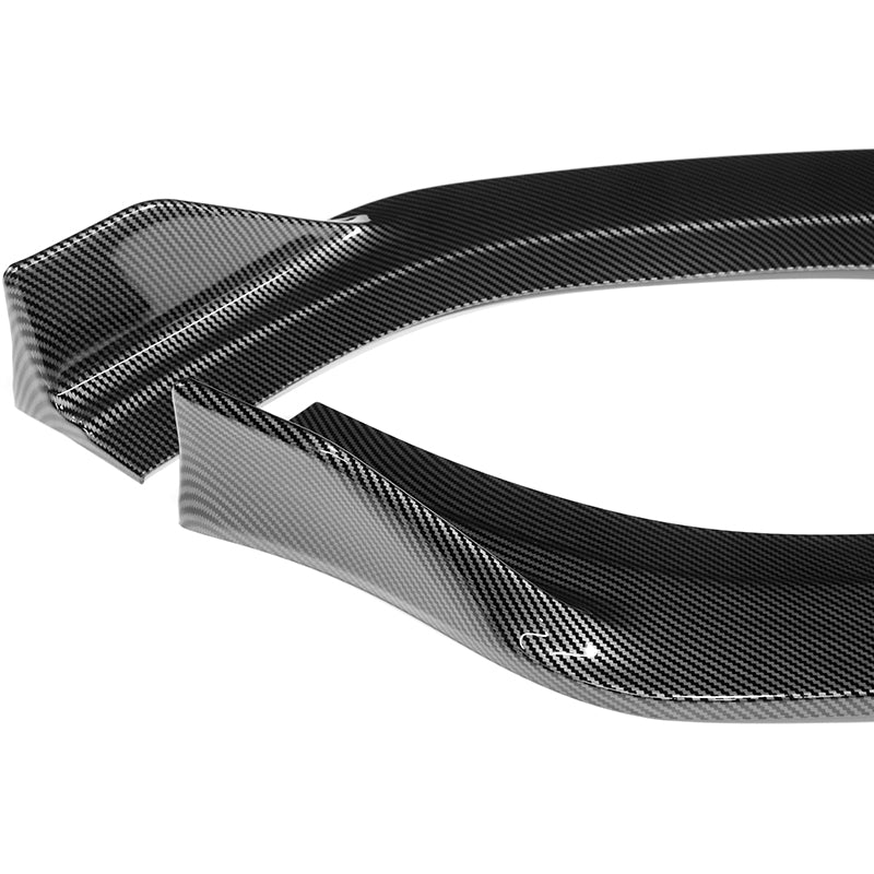 For 2014-2016 Kia Forte Koup Coupe STP-Style 3-PCS Carbon Painted Front Bumper Lip - Image 3