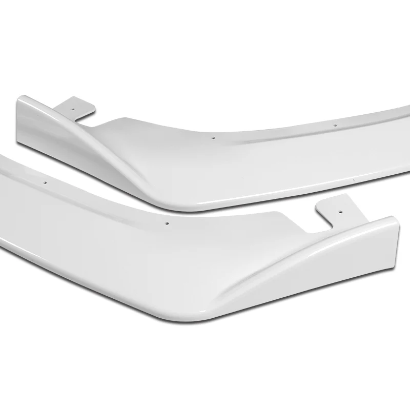For 2014-2016 Lexus IS Base Painted White Front Bumper Splitter Spoiler Lip 3PCS - Image 3