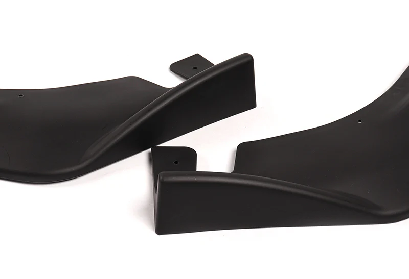 For 2014-2016 Lexus IS Base Unpainted BLK Front Bumper Body Kit Spoiler Lip 3PCS - Image 3