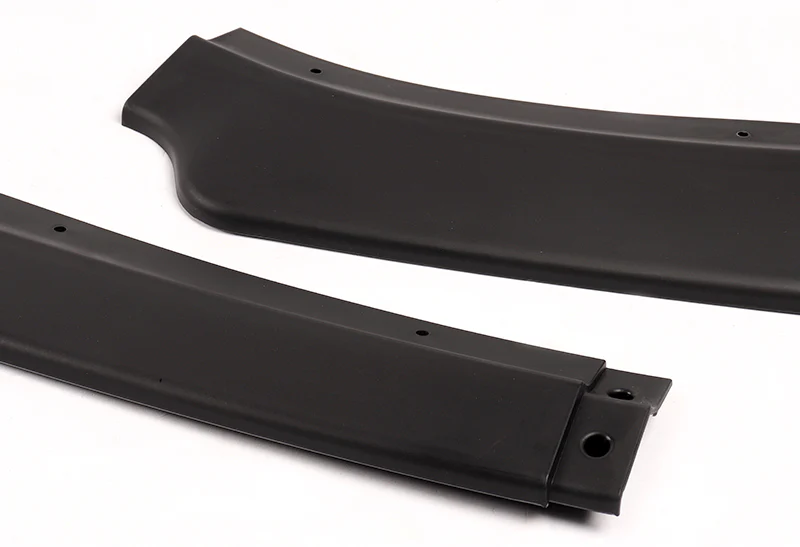 For 2014-2016 Lexus IS Base Unpainted BLK Front Bumper Body Kit Spoiler Lip 3PCS - Image 4