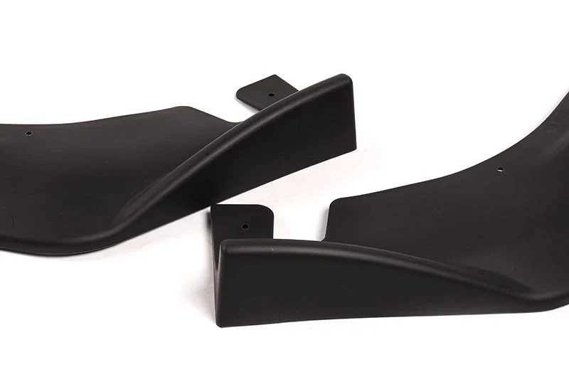 For 2014-2016 Lexus IS Base Unpainted BLK Front Bumper Body Kit Spoiler Lip 3PCS with Screw Bolt Cap Covers - Image 3