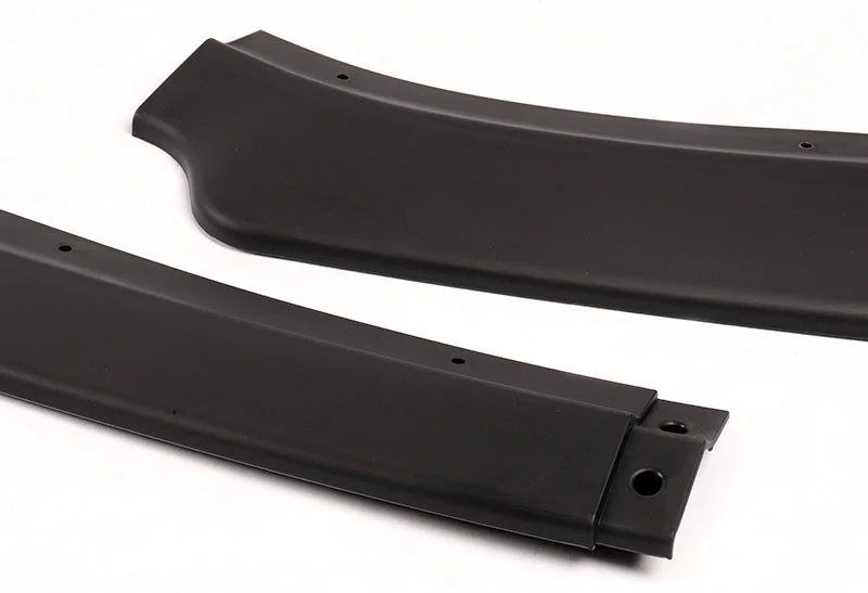 For 2014-2016 Lexus IS Base Unpainted BLK Front Bumper Body Kit Spoiler Lip 3PCS with Screw Bolt Cap Covers - Image 7