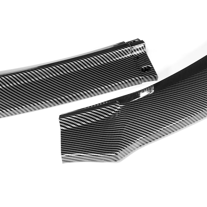 For 2014-2016 Toyota Corolla S GT-Style 3-Pcs Carbon Painted Front Bumper Spoiler Lip - Image 2