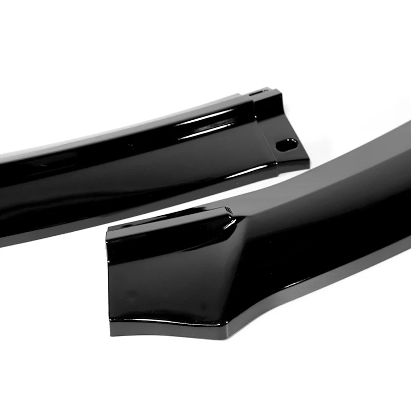 For 2014-2016 Toyota Corolla S GT-Style 3-Pcs Painted Black Front Bumper Spoiler Lip - Image 2