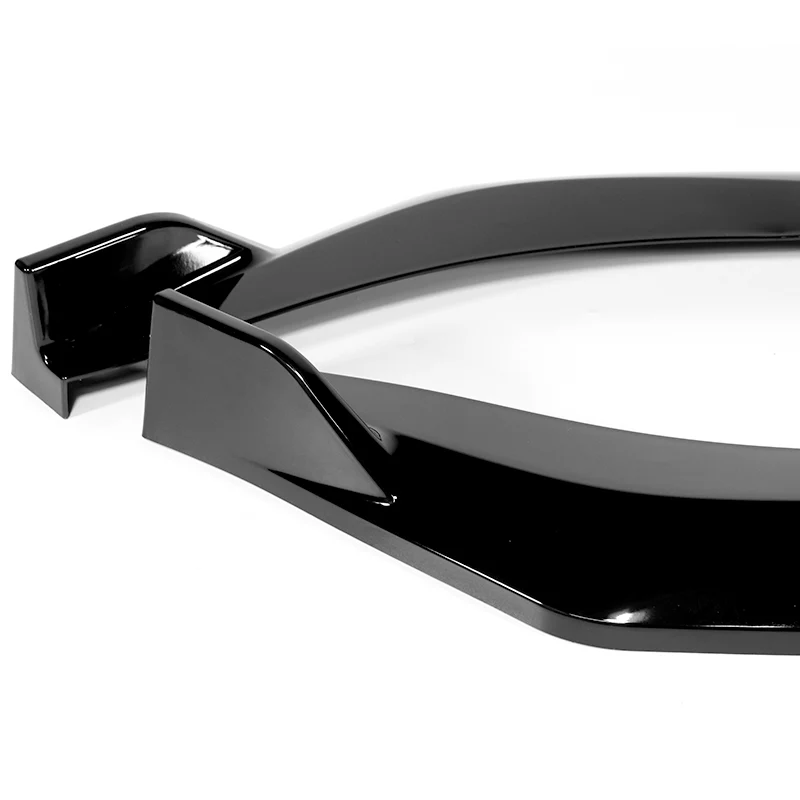 For 2014-2016 Toyota Corolla S GT-Style 3-Pcs Painted Black Front Bumper Spoiler Lip - Image 3