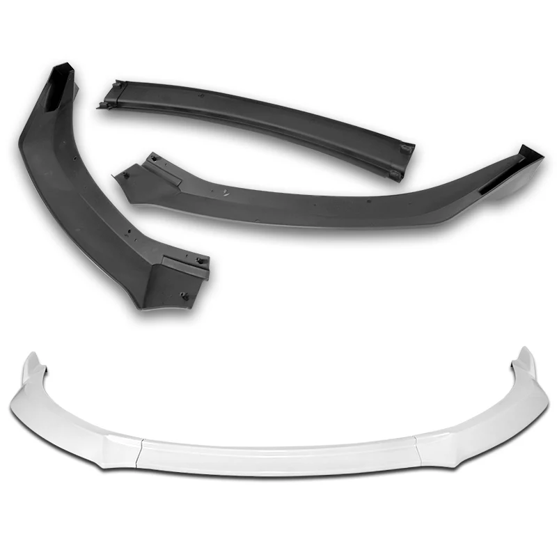 For 2014-2016 Toyota Corolla S GT-Style 3-Pcs Painted White Front Bumper Spoiler Lip - Image 3