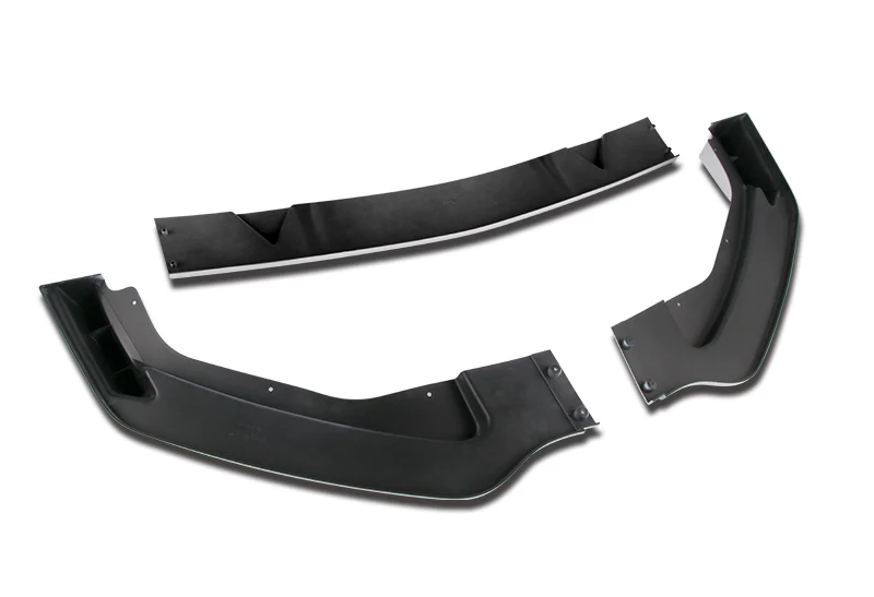 For 2014-2017 Infiniti Q50 Premium Matt Black Front Bumper Splitter Spoiler Lip 3PCS - Image 4