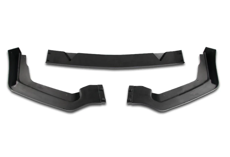 For 2014-2017 Infiniti Q50 Premium Painted Black Front Bumper Splitter Spoiler Lip 3PCS - Image 4