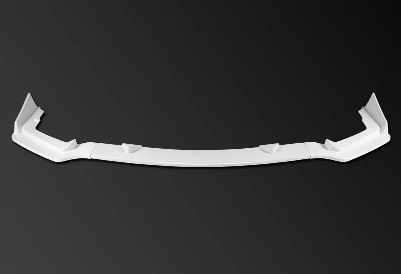 For 2014-2017 Infiniti Q50 Premium Painted White Front Bumper Splitter Spoiler Lip 3PCS - Image 3
