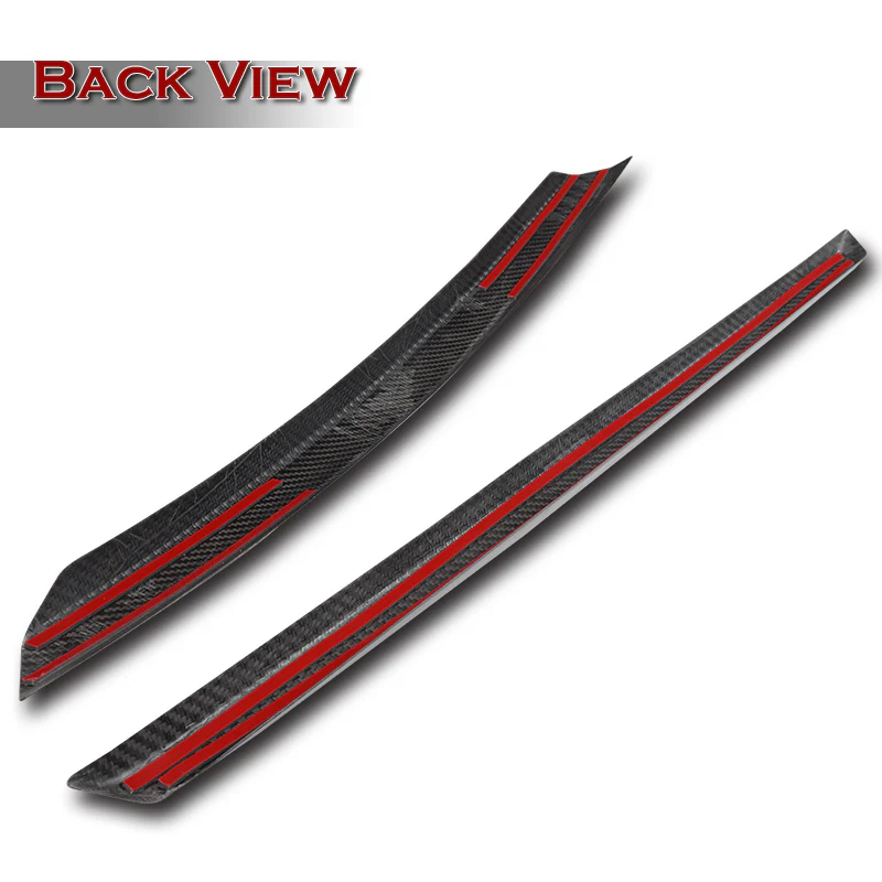 For 2014–2017 Infiniti Q50 Rear Trunk Tailgate Cover Trim -Real Carbon Fiber - Image 4