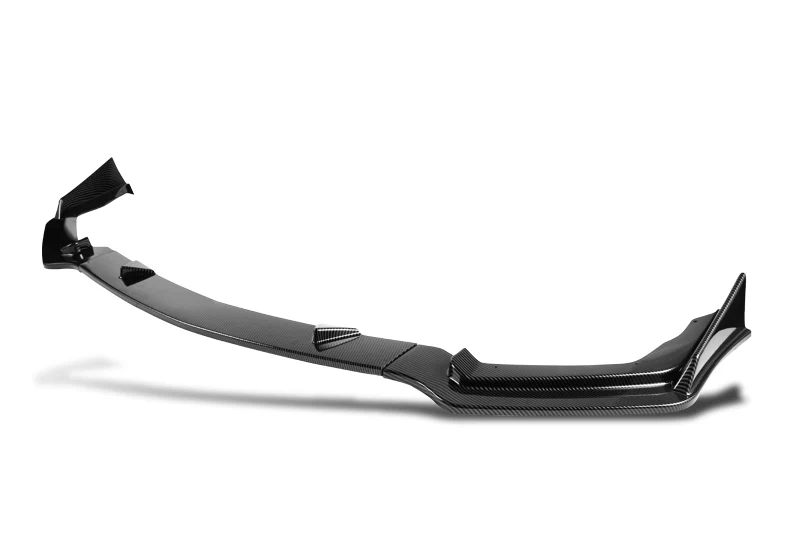 For 2014-2017 Infiniti Q50 Sport Carbon Look Front Bumper Body Spoiler Lip 3pcs - Image 4