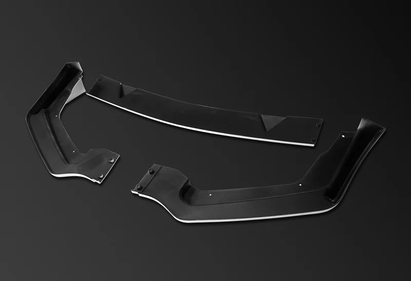 For 2014-2017 Infiniti Q50 Sport Painted White Front Bumper Body Kit Lip 3pcs - Image 2