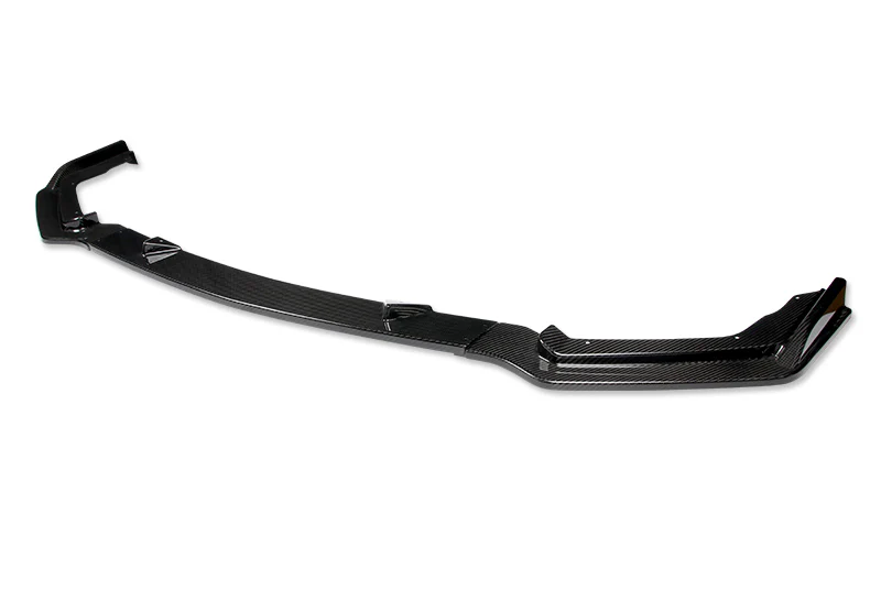 For 2014-2017 Infiniti Q50 Sport Real Carbon Front Bumper Body Spoiler Lip 3pcs - Image 3