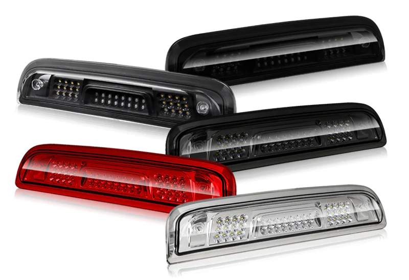 For 2014 – 2018 Chevrolet Chevy Silverado / GMC Sierra LED Third Brake Light with Integrated Cargo Lamp - Black Housing Clear Lens - Image 6