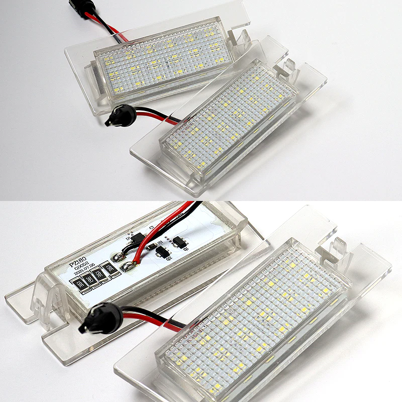 For 2014-2018 Jeep Cherokee Xenon White 18-SMD LED 6000K License Plate Lights - Image 5