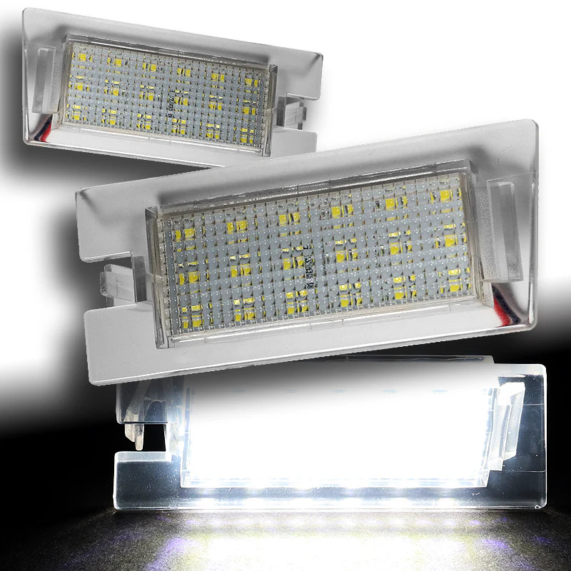 For 2014-2018 Jeep Cherokee Xenon White 18-SMD LED 6000K License Plate Lights - Image 7