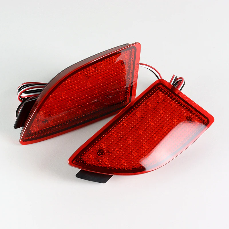 For 2014 – 2018 Mazda 3 Hatchback LED Rear Bumper Stop Brake Light Kit -Smoke Lens - Image 3