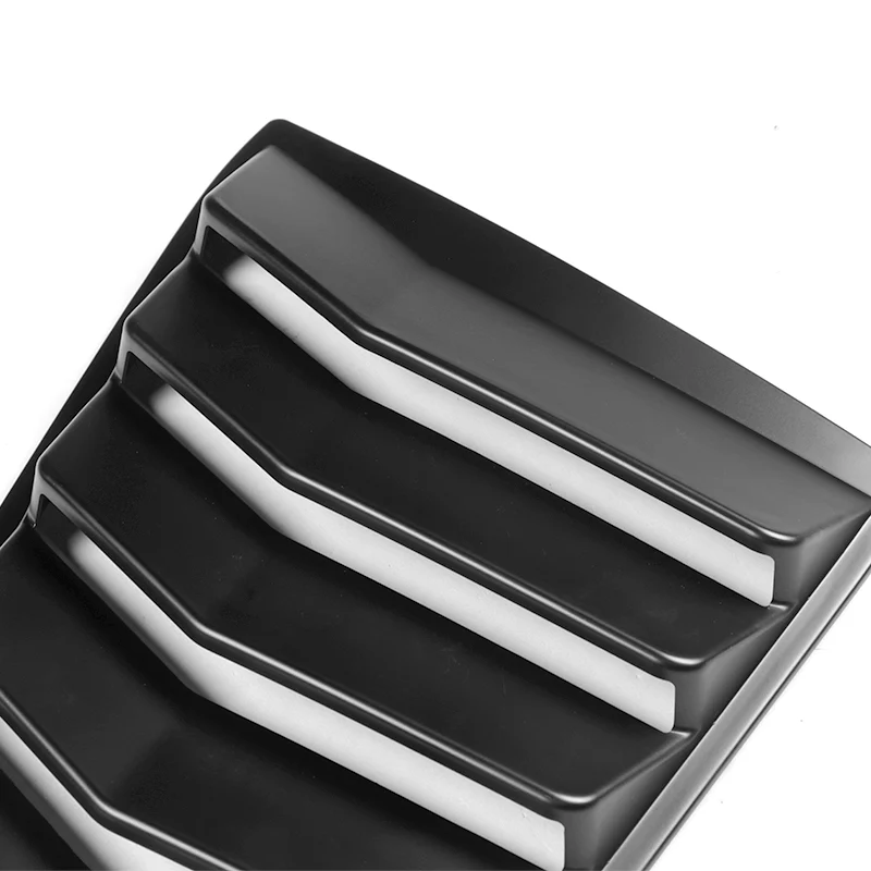 For 2014 - 2019 Chevrolet Corvette C7 ABS Side Window Louvers Scoop Sun Shade Covers Vent -Black - Image 2