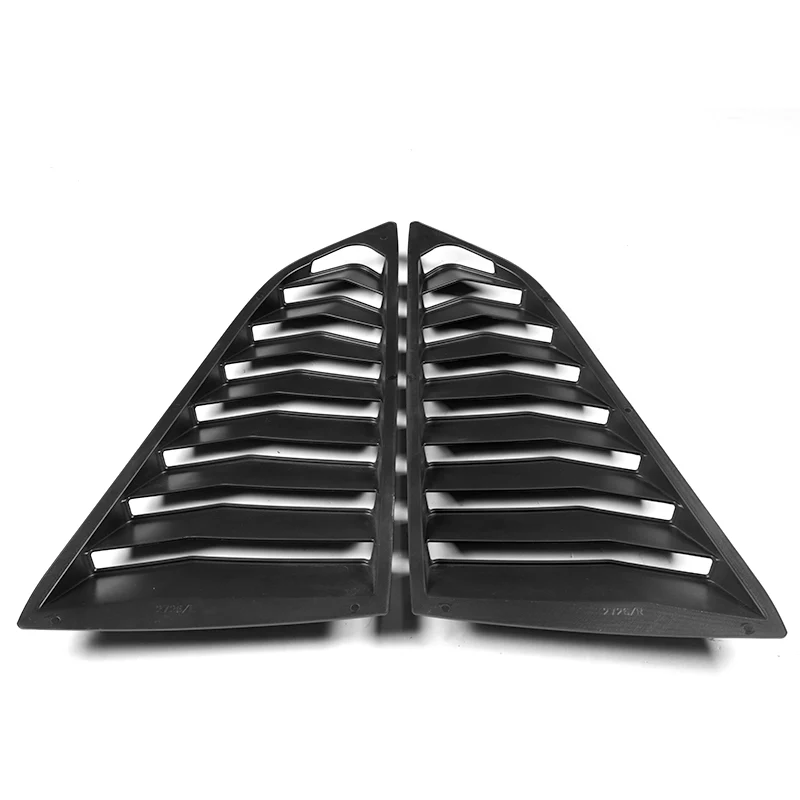 For 2014 - 2019 Chevrolet Corvette C7 ABS Side Window Louvers Scoop Sun Shade Covers Vent -Black - Image 4