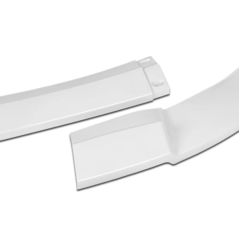 For 2014-2019 Ford Fiesta STP-Style 3-PCS  Painted White Front Bumper Body Spoiler Lip - Image 2