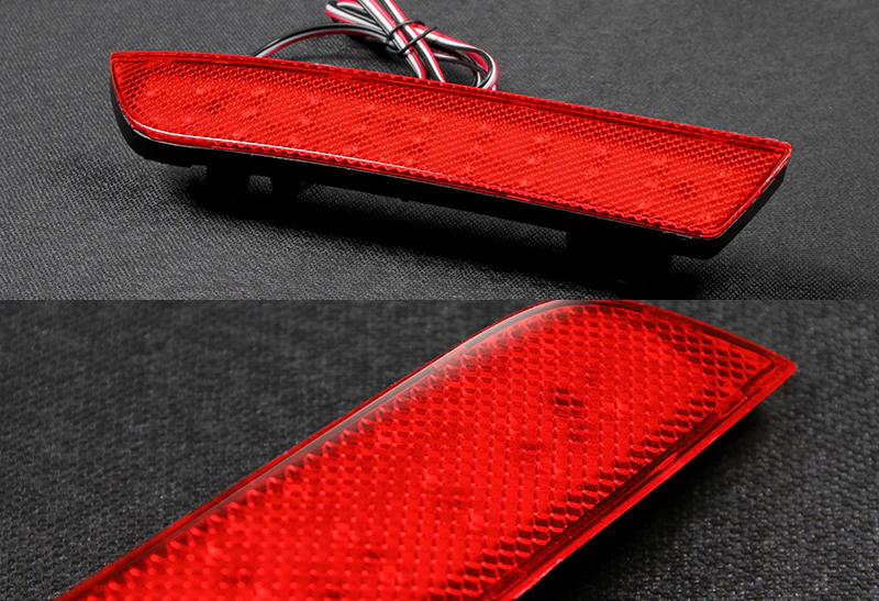 For 2014–2020 Mercedes-Benz Vito Valente Metris 60-LED Rear Bumper Stop Brake Light Kit -Red Lens - Image 2