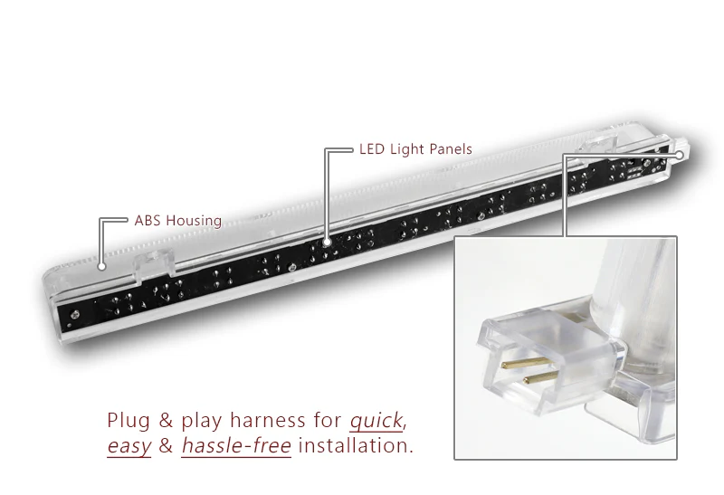 For 2014-2020 Mini Cooper F54 F55 F56 LED High Mounted Reflector Third 3RD Brake Light Stop Lamp -Clear Lens - Image 3