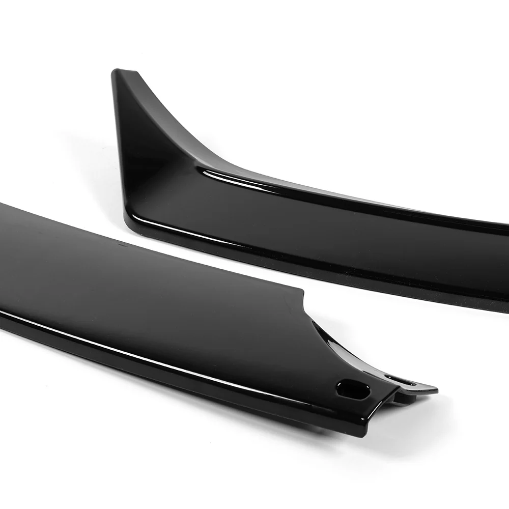 For 2014-2021 BMW 2-Series F22 F23 Base Front Bumper Splitter Spoiler Lip 5PCS -Painted Black - Image 2