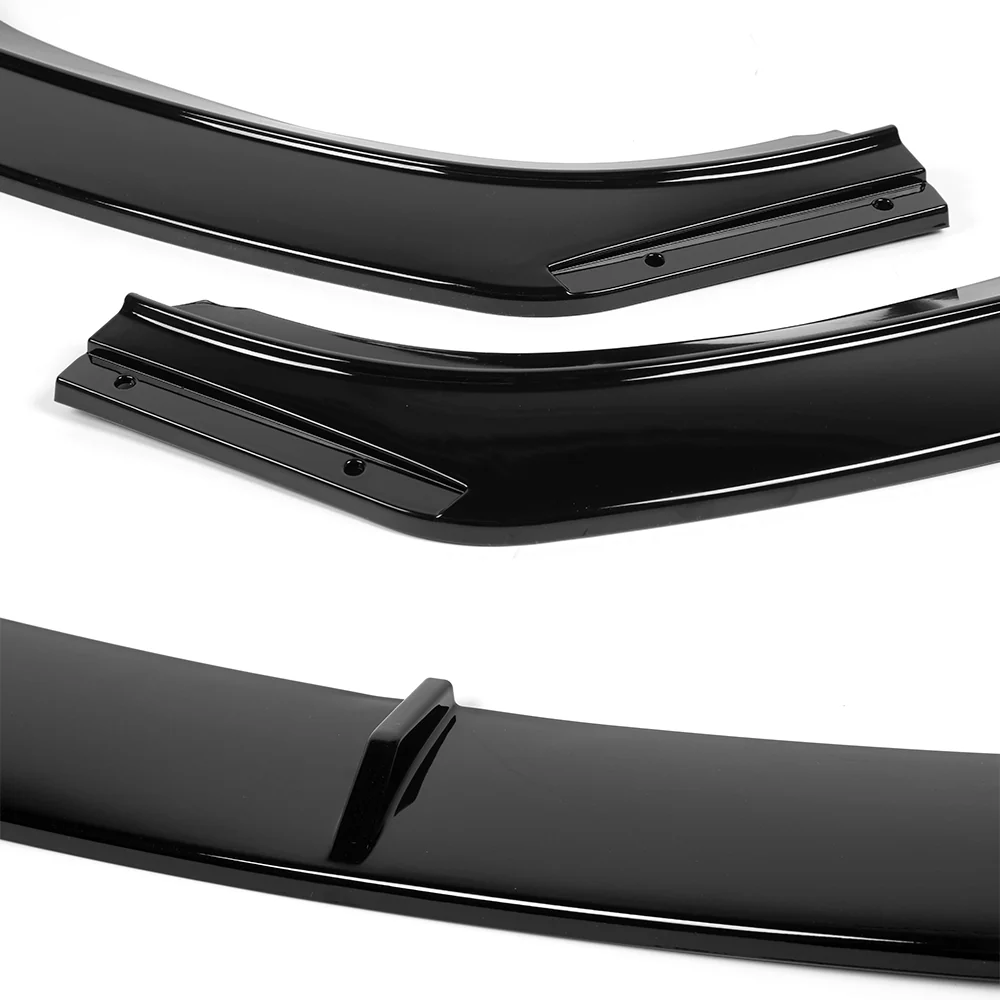 For 2014-2021 BMW 2-Series F22 F23 Base Front Bumper Splitter Spoiler Lip 5PCS -Painted Black - Image 4