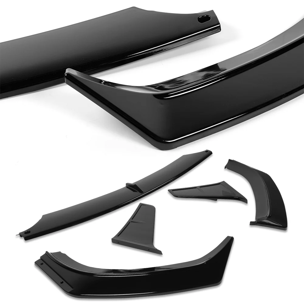For 2014-2021 BMW 2-Series F22 F23 Base Front Bumper Splitter Spoiler Lip 5PCS -Painted Black - Image 5