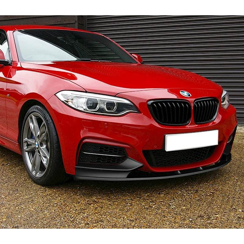 For 2014-2021 BMW 2-Series F22 F23 M-Sport 4pcs  Front Bumper Splitter Spoiler Lip - Image 5
