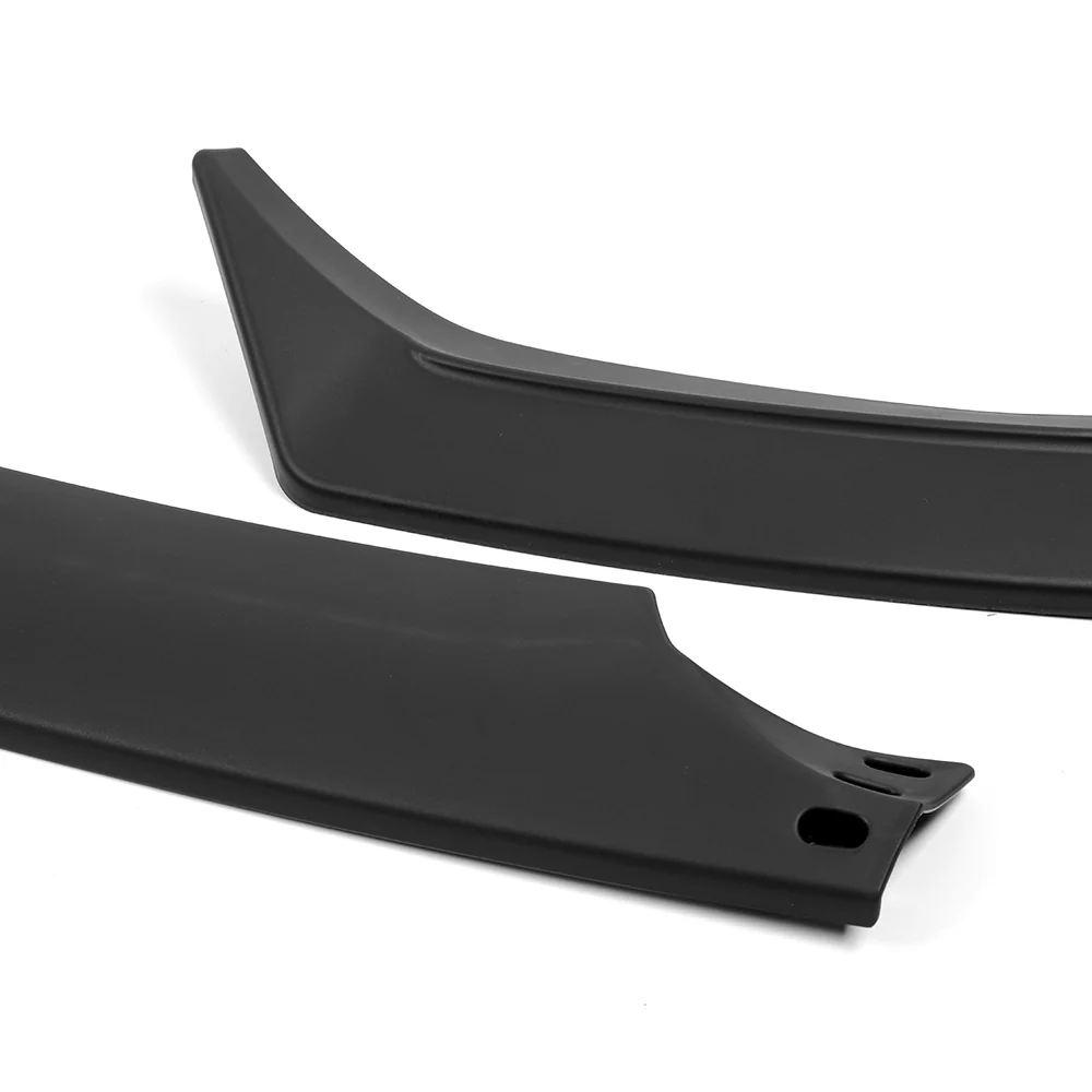 For 2014-2021 BMW 2-Series F22 F23 Base Front Bumper Splitter Spoiler Lip 5PCS -Unpainted Matte Black - Image 3