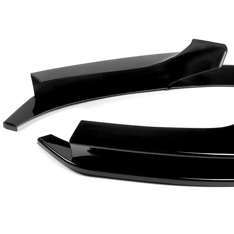 For 2014-21 BMW 2-Series F22 F23 M-Sport 4 PCS  Painted Black Front Bumper Spoiler Lip - Image 3