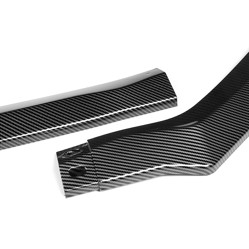 For 2015-2017 Subaru Legacy STi-Style JDM Carbon Look Front Bumper Spoiler Lip  3-PCS - Image 2