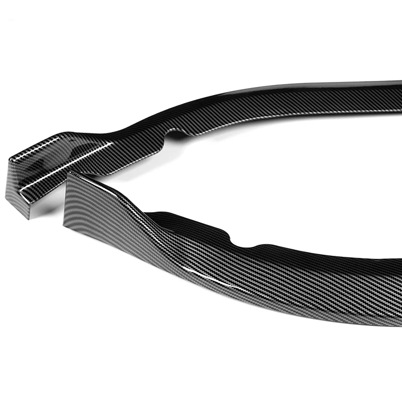 For 2015-2017 Subaru Legacy STi-Style JDM Carbon Look Front Bumper Spoiler Lip  3-PCS - Image 3
