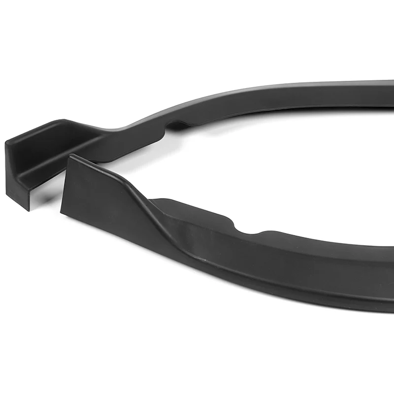 For 2015-2017 Subaru Legacy STi-Style JDM Matt Black Front Bumper Spoiler Lip  3-PCS - Image 3