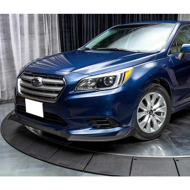 For 2015-2017 Subaru Legacy STi-Style JDM Matt Black Front Bumper Spoiler Lip  3-PCS - Image 5