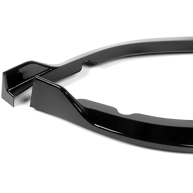 For 2015-2017 Subaru Legacy STi-Style JDM Painted Black Front Bumper Spoiler Lip  3-PCS - Image 3