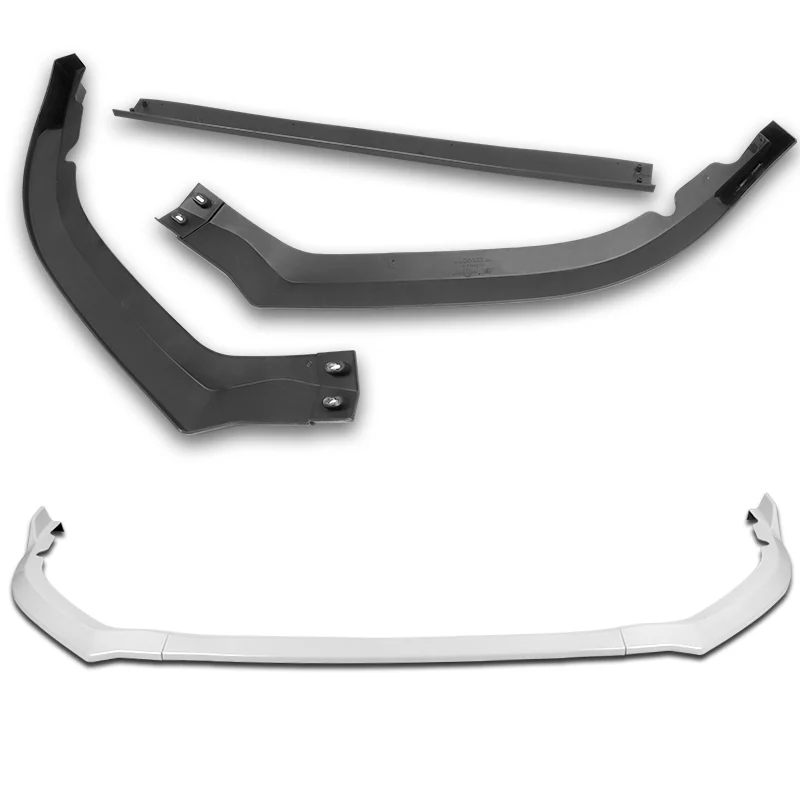 For 2015-2017 Subaru Legacy STi-Style JDM Painted White Front Bumper Spoiler Lip  3-PCS - Image 4