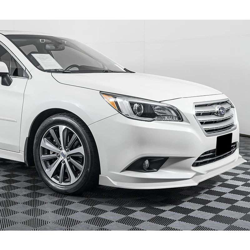 For 2015-2017 Subaru Legacy STi-Style JDM Painted White Front Bumper Spoiler Lip  3-PCS - Image 5