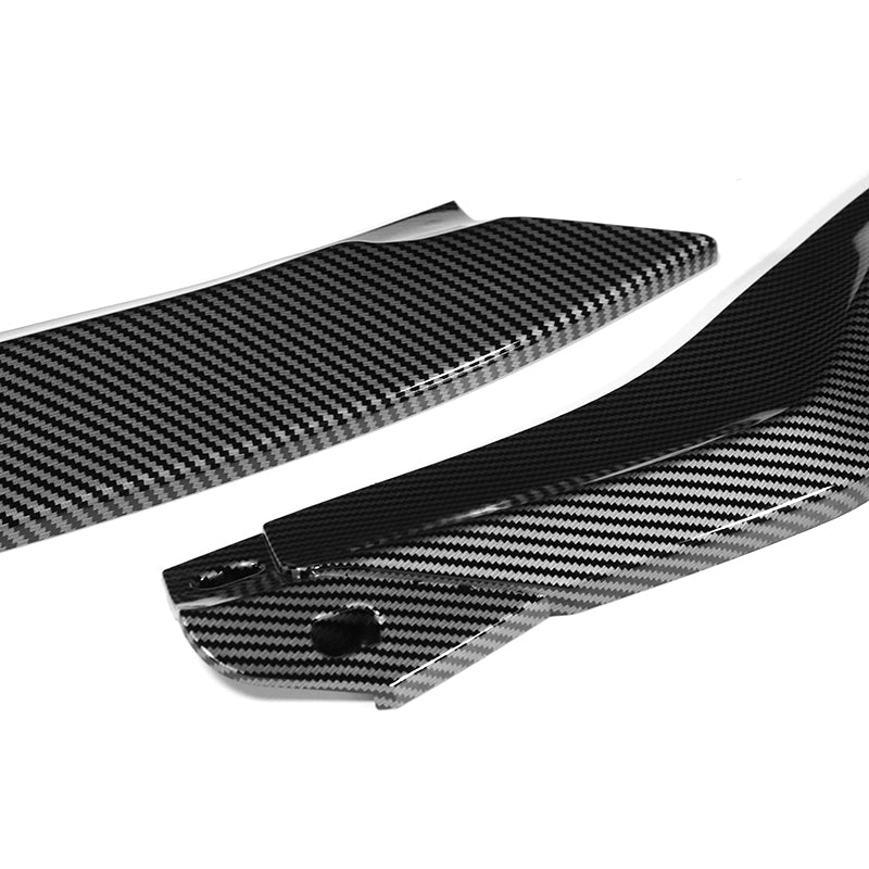 For 2015-2018 Lexus RC300 RC350 AG-Style 3-PCS Carbon Painted Front Bumper Spoiler Lip - Image 2