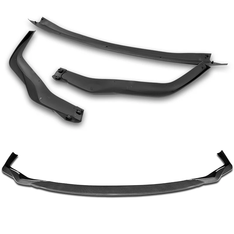 For 2015-2018 Lexus RC300 RC350 AG-Style 3-PCS Carbon Painted Front Bumper Spoiler Lip - Image 4