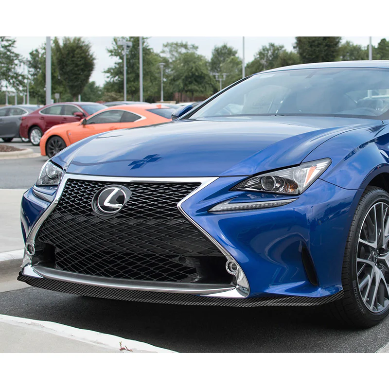 For 2015-2018 Lexus RC300 RC350 AG-Style 3-PCS Carbon Painted Front Bumper Spoiler Lip - Image 5