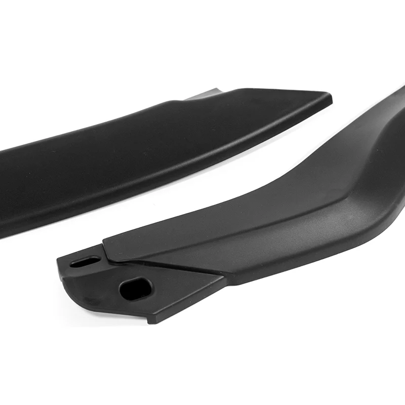 For 2015-2018 Lexus RC300 RC350 AG-Style 3-PCS Matt Black Front Bumper Spoiler Lip - Image 2