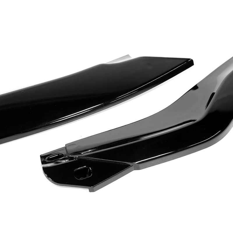 For 2015-2018 Lexus RC300 RC350 AG-Style 3-PCS Painted Black Front Bumper Spoiler Lip - Image 2