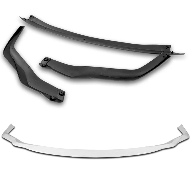 For 2015-2018 Lexus RC300 RC350 AG-Style3-PCS  Painted White Front Bumper Spoiler Lip - Image 4