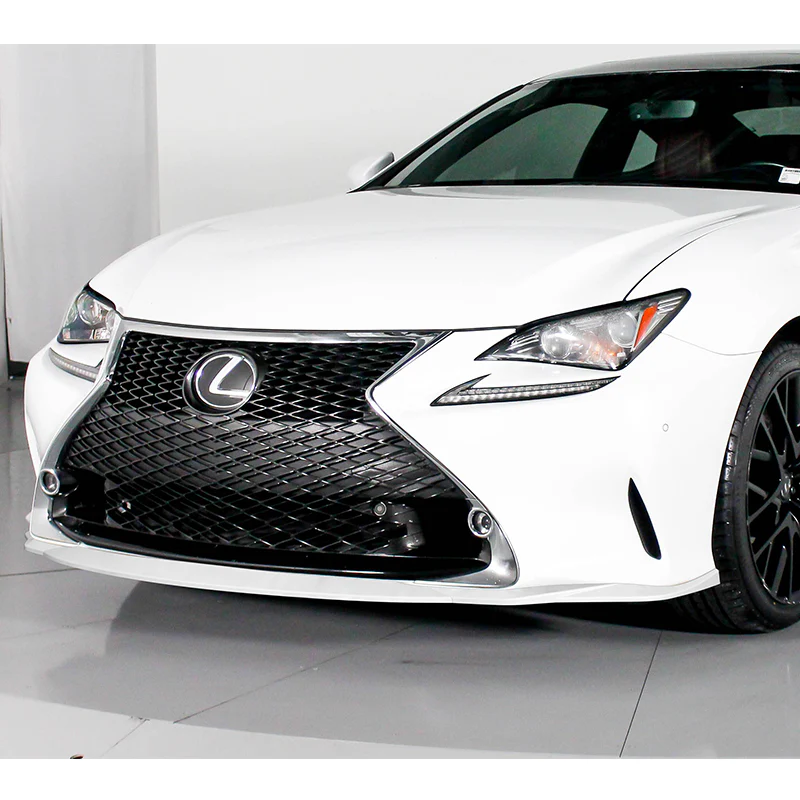 For 2015-2018 Lexus RC300 RC350 AG-Style3-PCS  Painted White Front Bumper Spoiler Lip - Image 5
