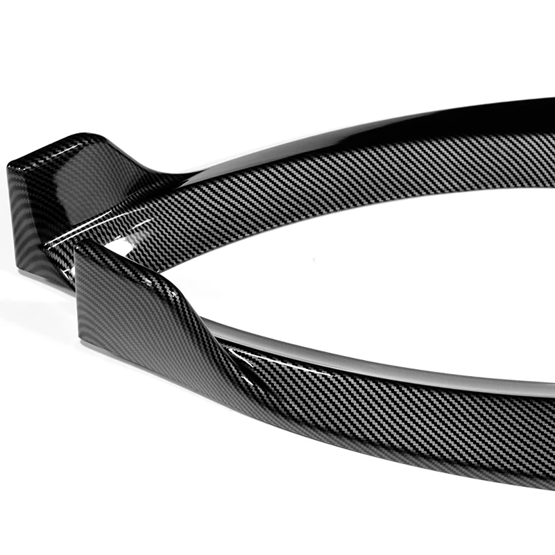 For 2015-2018 Mercedes C-Class W205 Base 3-PCS Carbon Painted Front Bumper Spoiler Lip - Image 3
