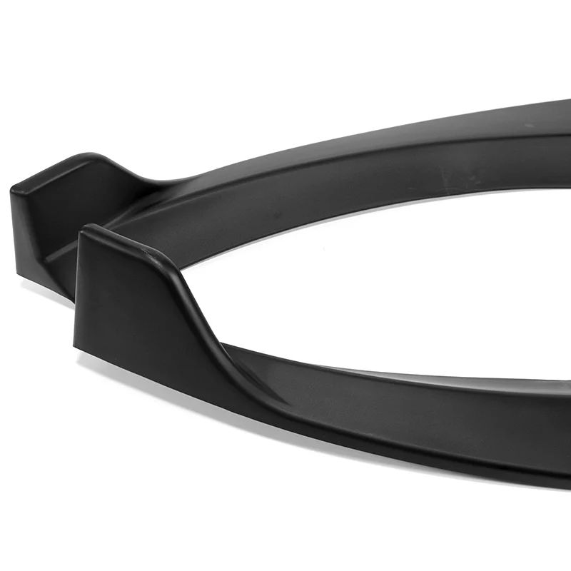 For 2015-2018 Mercedes C-Class W205 Base  3-PCS Matt Black Front Bumper Spoiler Lip - Image 3
