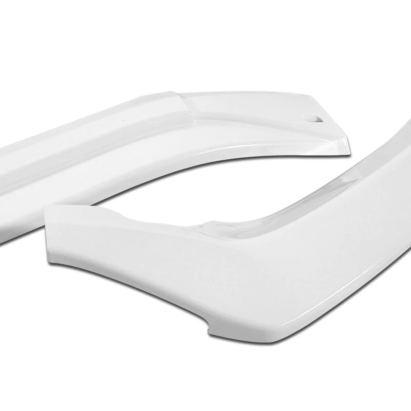 For 2015-2018 Mercedes C-Class W205 Base  3-PCS Painted White Front Bumper Spoiler Lip - Image 2