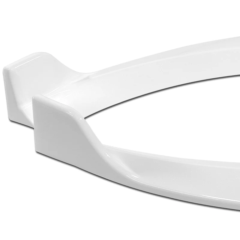 For 2015-2018 Mercedes C-Class W205 Base  3-PCS Painted White Front Bumper Spoiler Lip - Image 3